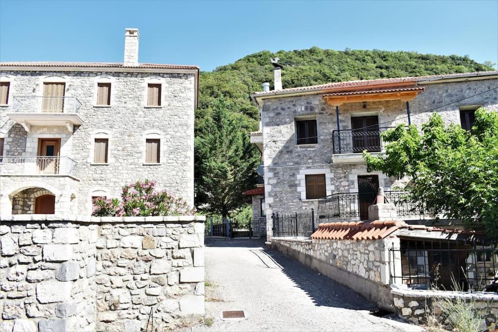 Stonehouse Dome Lagadia Villa Lagkadia Bagian luar foto