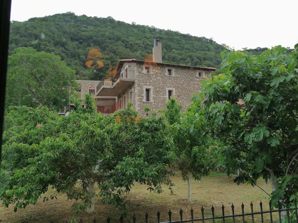Stonehouse Dome Lagadia Villa Lagkadia Bagian luar foto