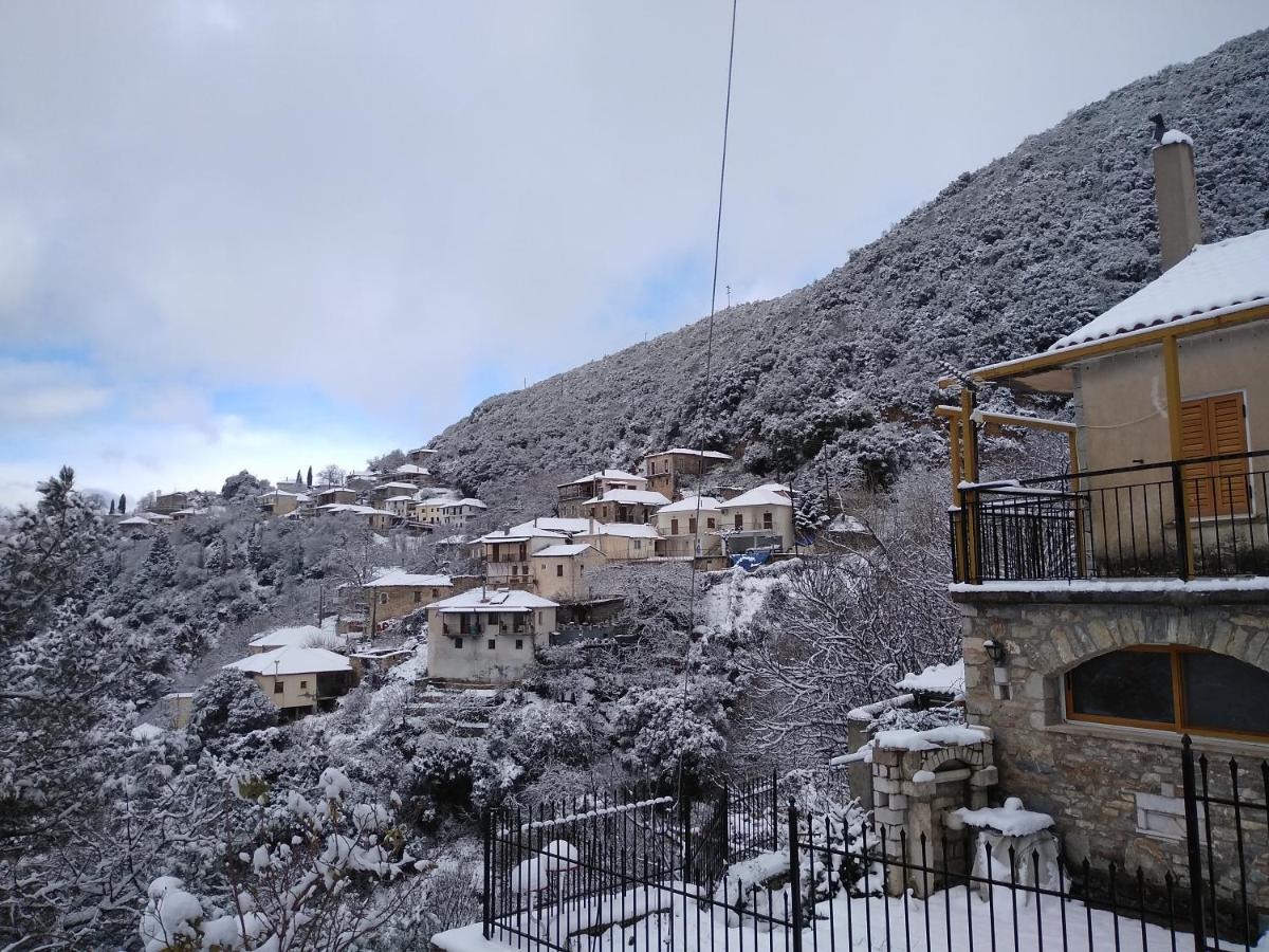 Stonehouse Dome Lagadia Villa Lagkadia Bagian luar foto