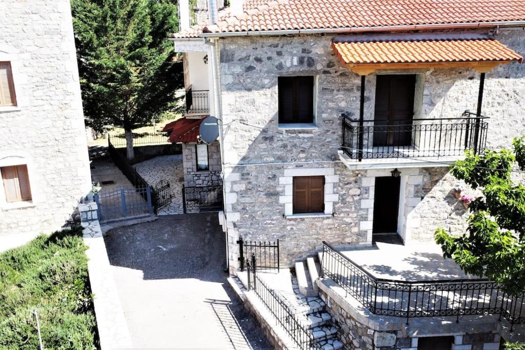 Stonehouse Dome Lagadia Villa Lagkadia Bagian luar foto