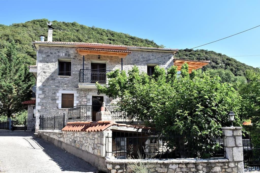 Stonehouse Dome Lagadia Villa Lagkadia Bagian luar foto