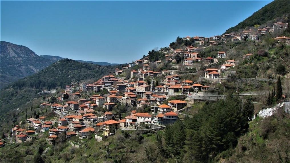 Stonehouse Dome Lagadia Villa Lagkadia Bagian luar foto