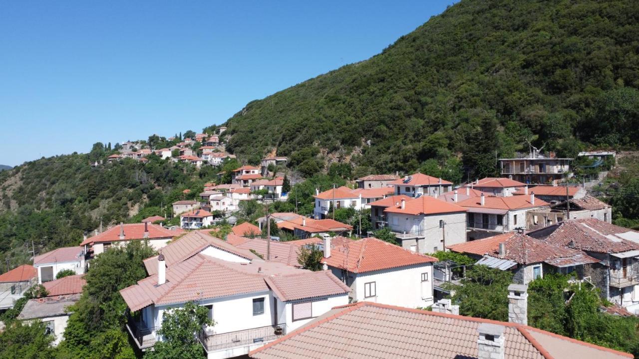 Stonehouse Dome Lagadia Villa Lagkadia Bagian luar foto