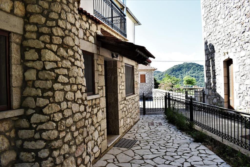 Stonehouse Dome Lagadia Villa Lagkadia Bagian luar foto