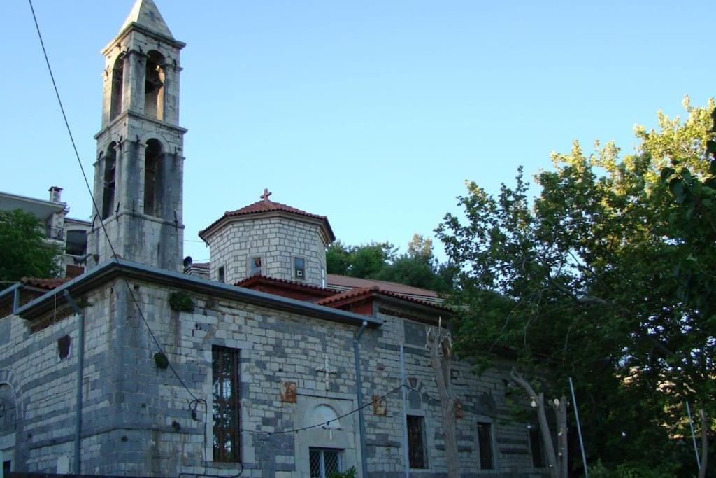 Stonehouse Dome Lagadia Villa Lagkadia Bagian luar foto